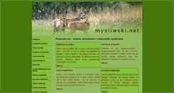 Desktop Screenshot of mysliwski.net